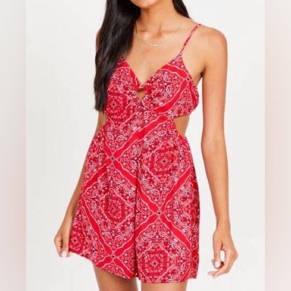 Altar'd State Pants - NWT Altar’d State Romper Size Medium Fourth of July // Country Concert